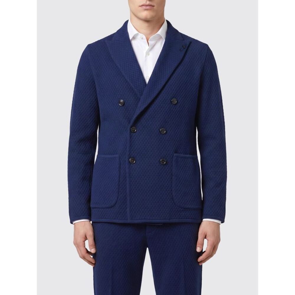 Lardini Jacket Men Blue